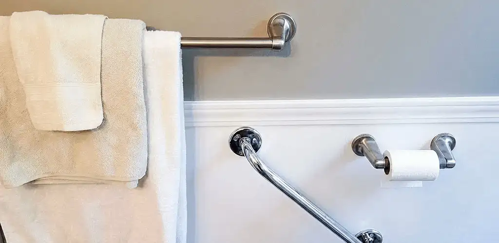 Bathroom grab bar installation for safety and accessibility in Des Moines, IA